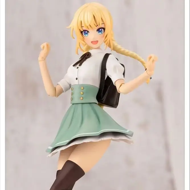 Фото В наличии: Оригинальная коллекционная фигурка Kotobukiya Saeki Ritsuka из ПВХ, 16 см, персонаж аниме, для демонстрации, Sousai Shojo Teie, декор для рабочего стола, подарок №3
