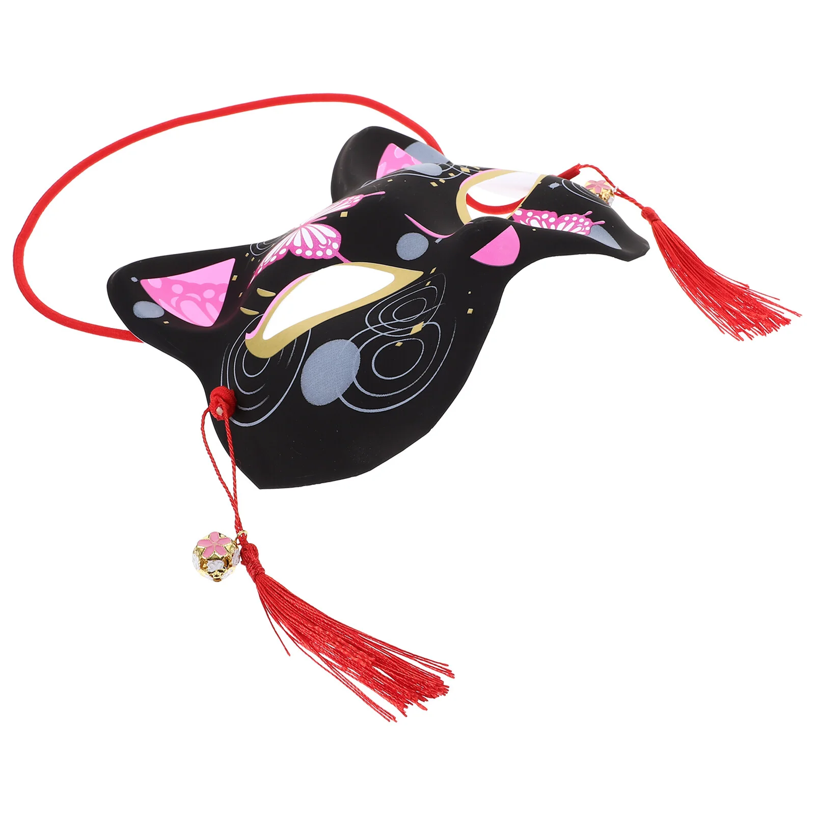 

Half Face Cat Mask Halloween Dress Cosplay Animal Prop Props Decorative Masquerade