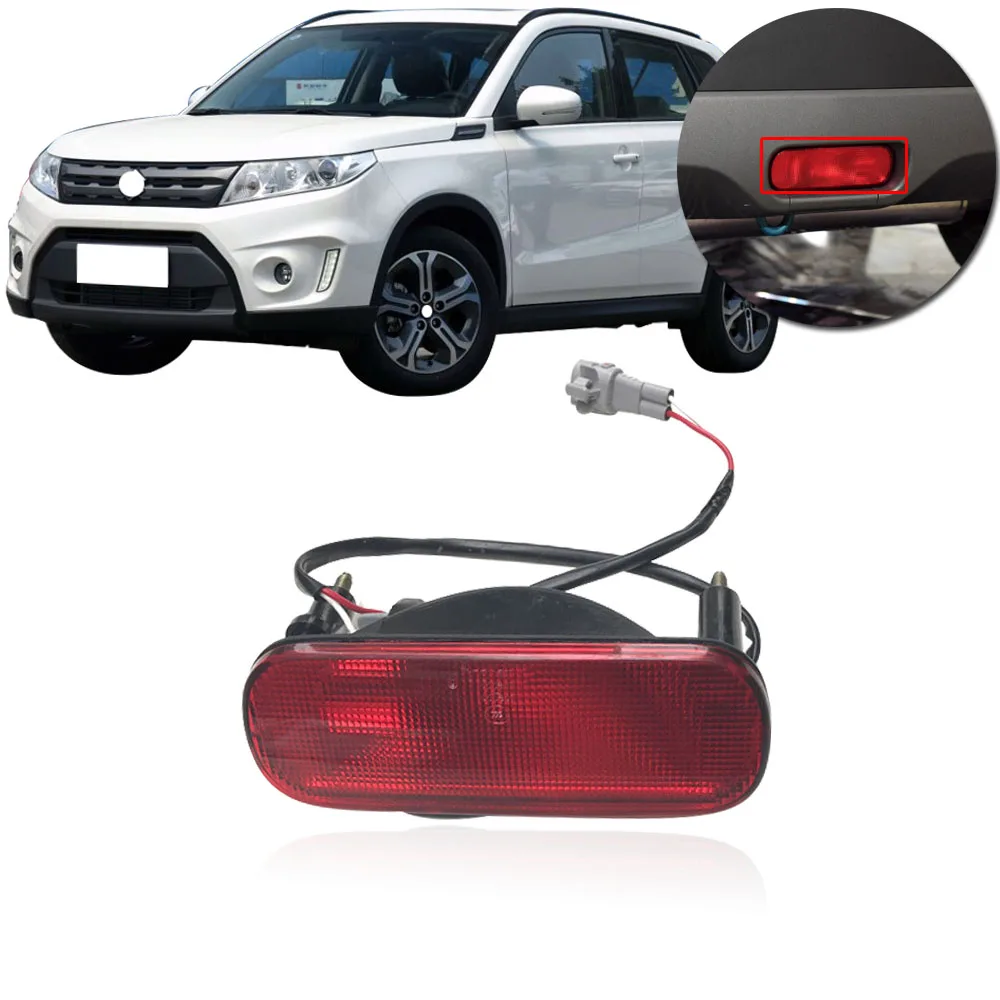 

CAPQX для Suzuki Vitara swift бампер отражатель задний стоп-сигнал светильник задний фонарь заднего хода светильник тумана светильник в сборе туман светильник