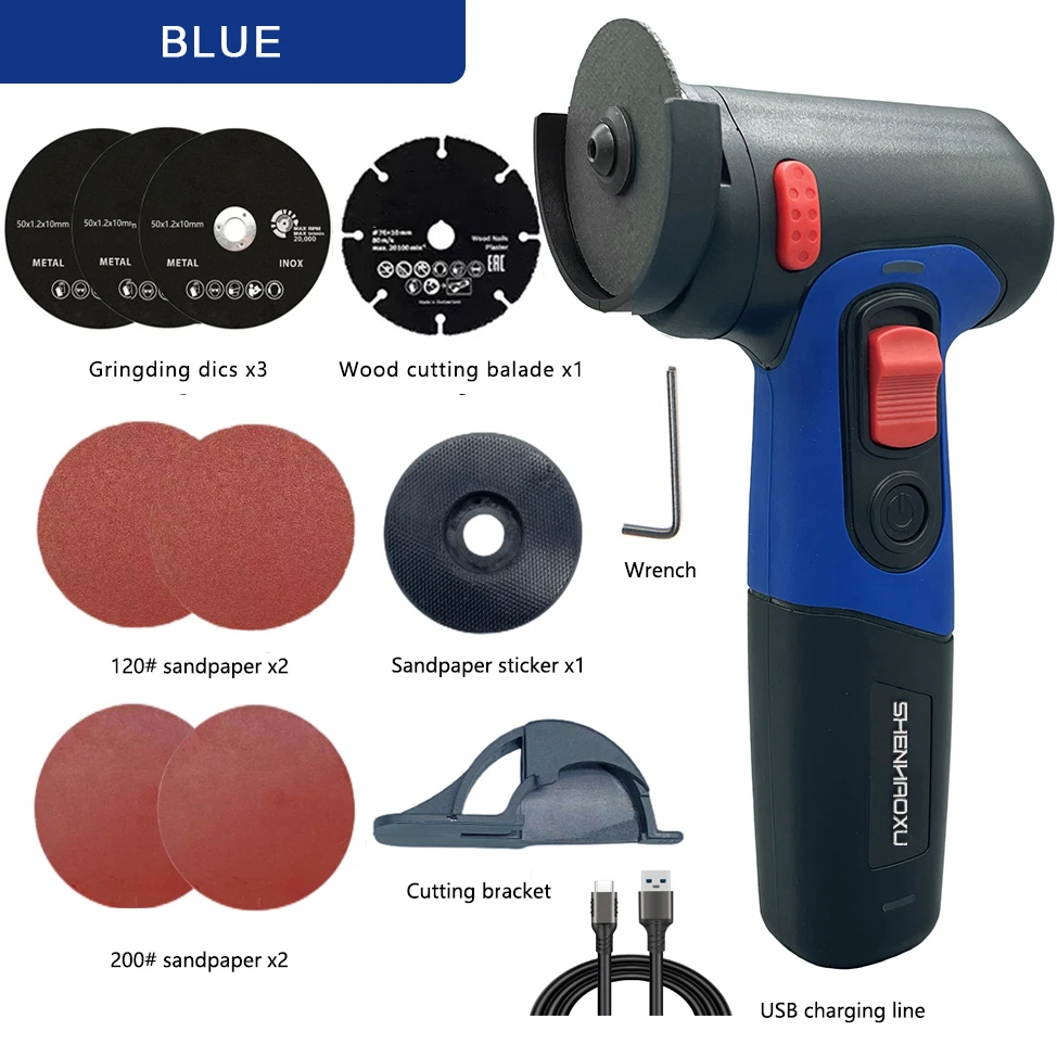 

Шлифовальная машинка SHENHAOXU мини, литий-ионный аккумулятор