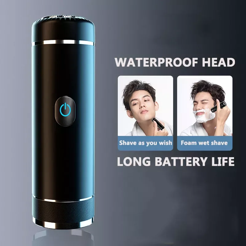 

NEW2023 Portable Men's Shaver Ipx7 Beard Shaving Machine Mini Usb Charging Waterproof Male Shaving Trimmer Facial