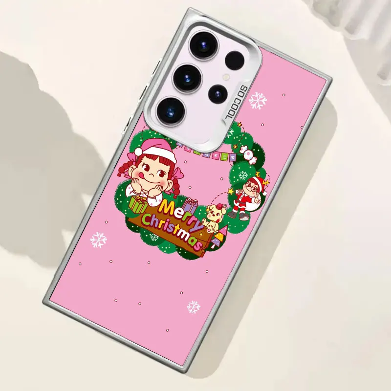 Фото Чехол для телефона F-Fujiya M-Milky P-Peko C-chan с мультяшным принтом для Samsung S26 Ultra S25 Edge S24 FE S23 FE S22 Plus Galaxy S21 S20. №5