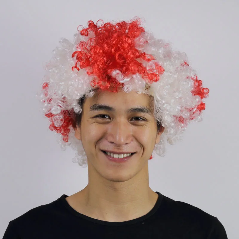 

CNxuancai new designing for the coming 2022 QATAR WORLD CUP of crazy football wigs for each country