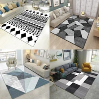 household floor mats bedroom home printing living room rug discovery modern geometric sofa coffee table bay window blanket