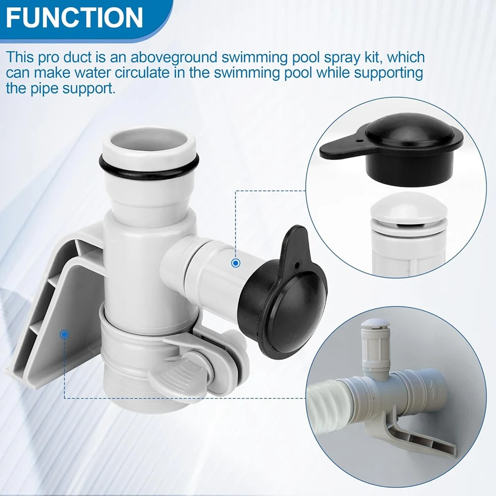 637R 12363 Держатель трубы и воздушный струйный клапан совместимый с C1000 Krystal Clear