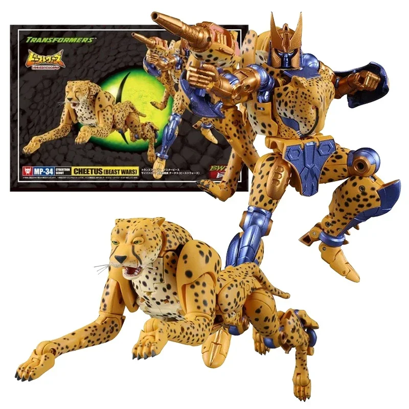 Деформационная игрушка MP34 MP-34S Beast War Super Yellow Panther Warrior 3C Transformation Robot Toy