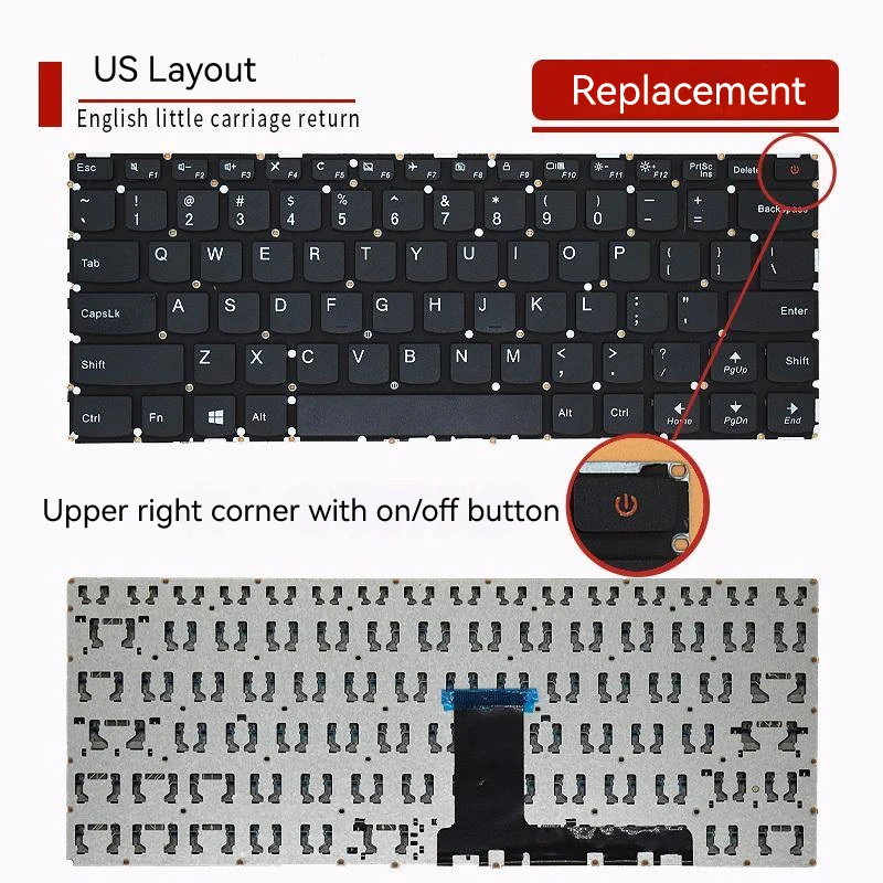 Клавиатура для ноутбука Lenovo V310-14isk V110-14AST V310-14IKB V110 V510