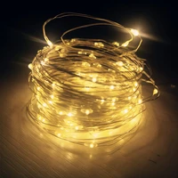 2m 3m 5m 10m led string lights waterproof fairy lights 3aa battery holiday lighting for christmas tree wedding party decoration