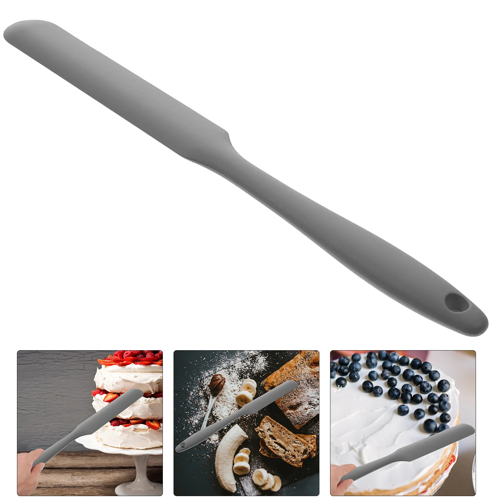 

Silicone Spatula Butter Scraper Baking Spatula Jar Spatula Butter Spreader Cake Spatula for Home Baking Daily
