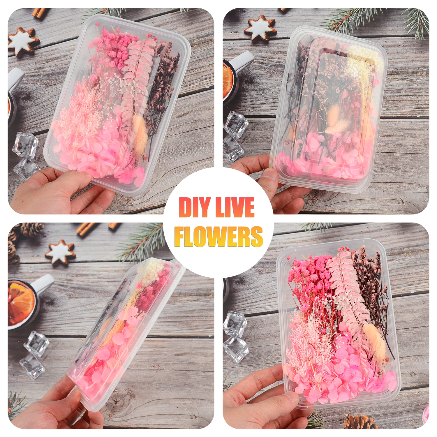 Real Dried Flower Dry Plants Natural  For Aromatherapy Candle Epoxy Resin Pendant Necklace Jewelry Making Craft DIY Accessories