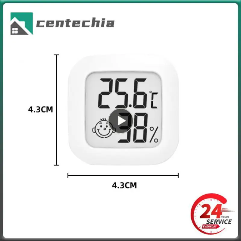

Humidity Gauge Meter Smiley Lcd Digital Room Electronic Temperature And Humidity Meter Mini Upgrade Thermometer Hygrometer