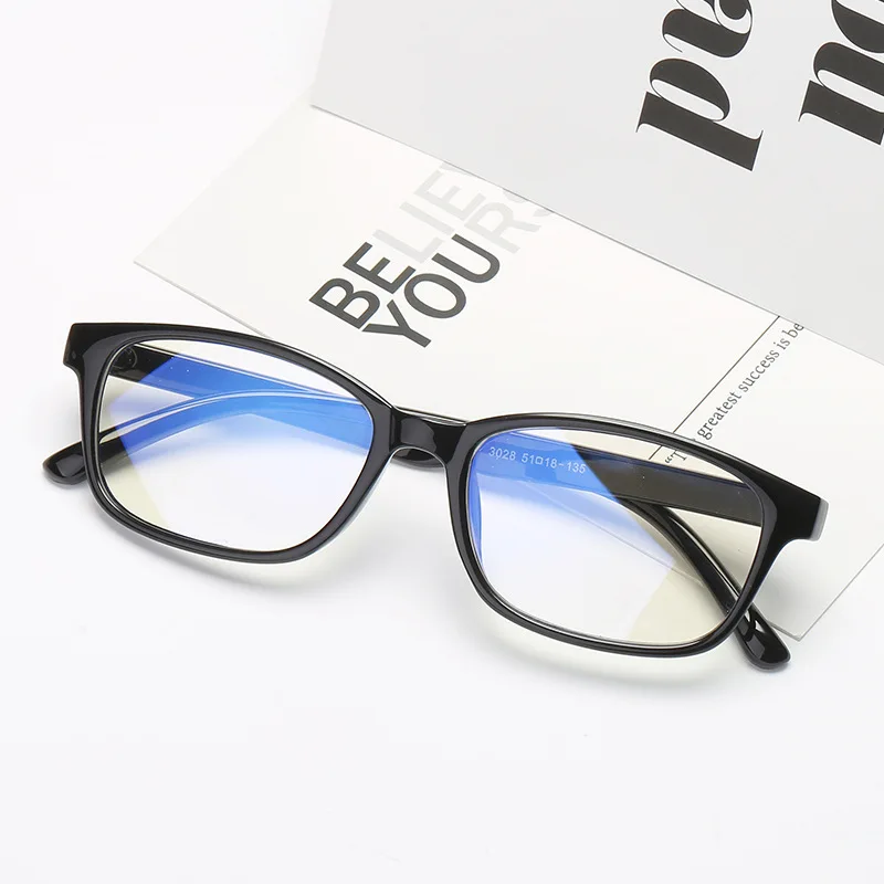 

Blue Film Anti-blue Light Glasses Yellow Lens Goggles Anti-radiation Anti-fatigue Gradient Square Glasses Bluelight Glasses