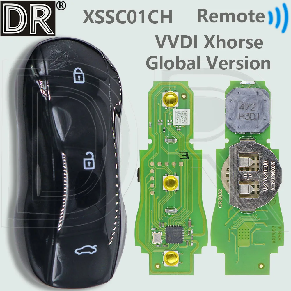 Фото DR Глобальная версия XM38 Суперкар Стиль Поддержка 4D/4A/8A Чип Универсальный пустой автомобильный дистанционный ключ XSSC01CH для Toyota Lexus Chevrolet №1