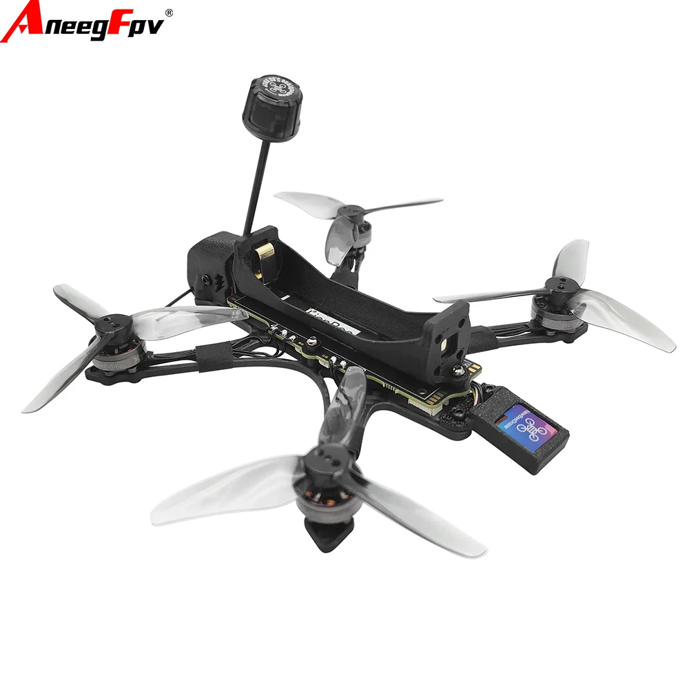 Фото Новый комплект разработчика NewBeeDrone LionBee 3-дюймовый Long Range ELRS 2.4G AIO с видеопередатчиком 800 мВт и микро-GPS M10Q №1