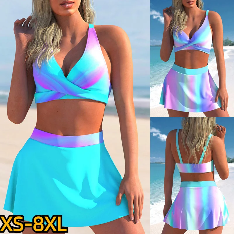 

Beachwear Women Swim Suit Female Sexy Vintage Bathing Suit Bikini New Design Printing Swimwear Summer Swimsuit Two Piece Set