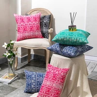 cushion cover 30x50 45x45cm ethnic style geometric pattern print pillow case for sofa living room bedroom home decorate
