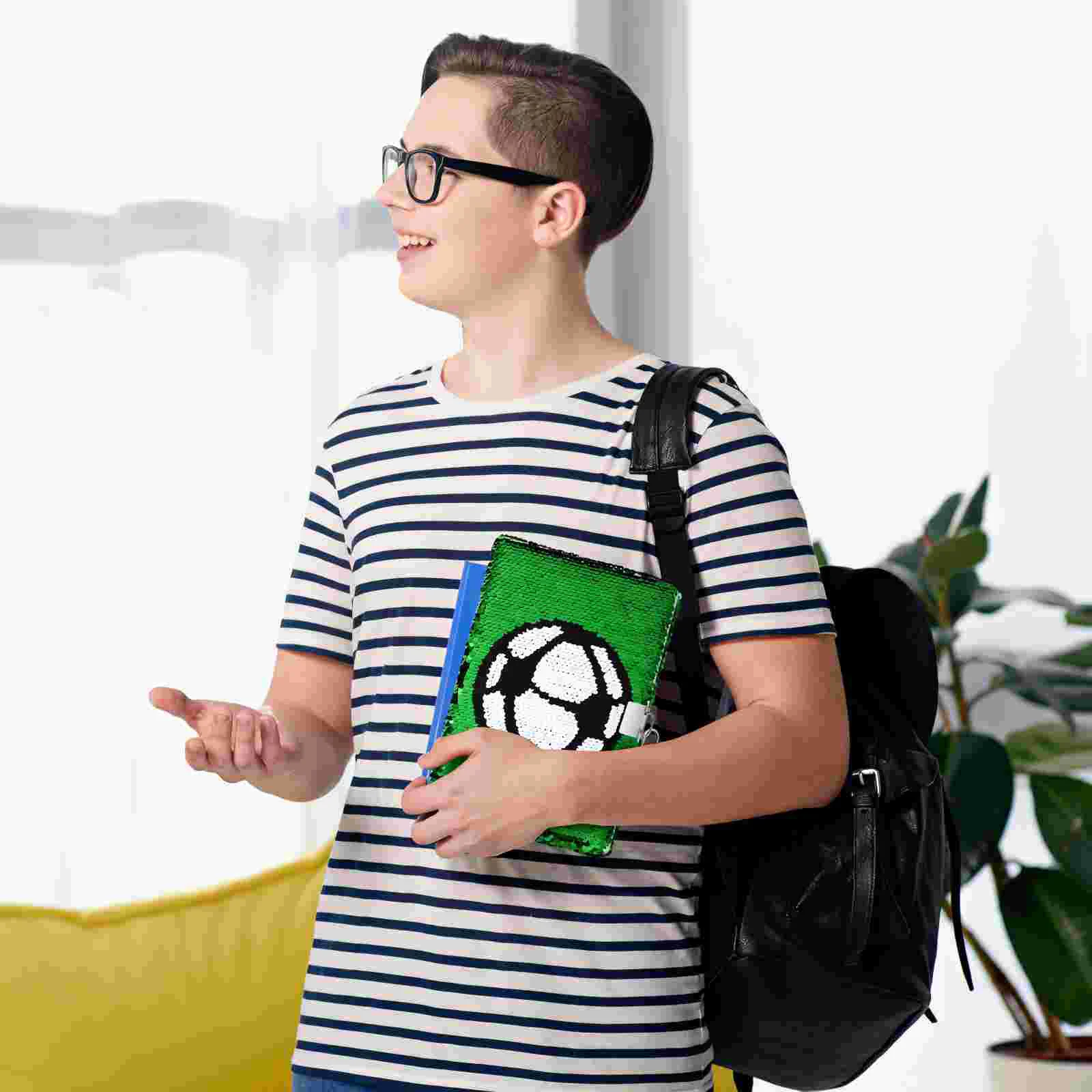 Блокнот Блокноты Пенал с блестками Дневник замком и ключами для девочек Mini Miss