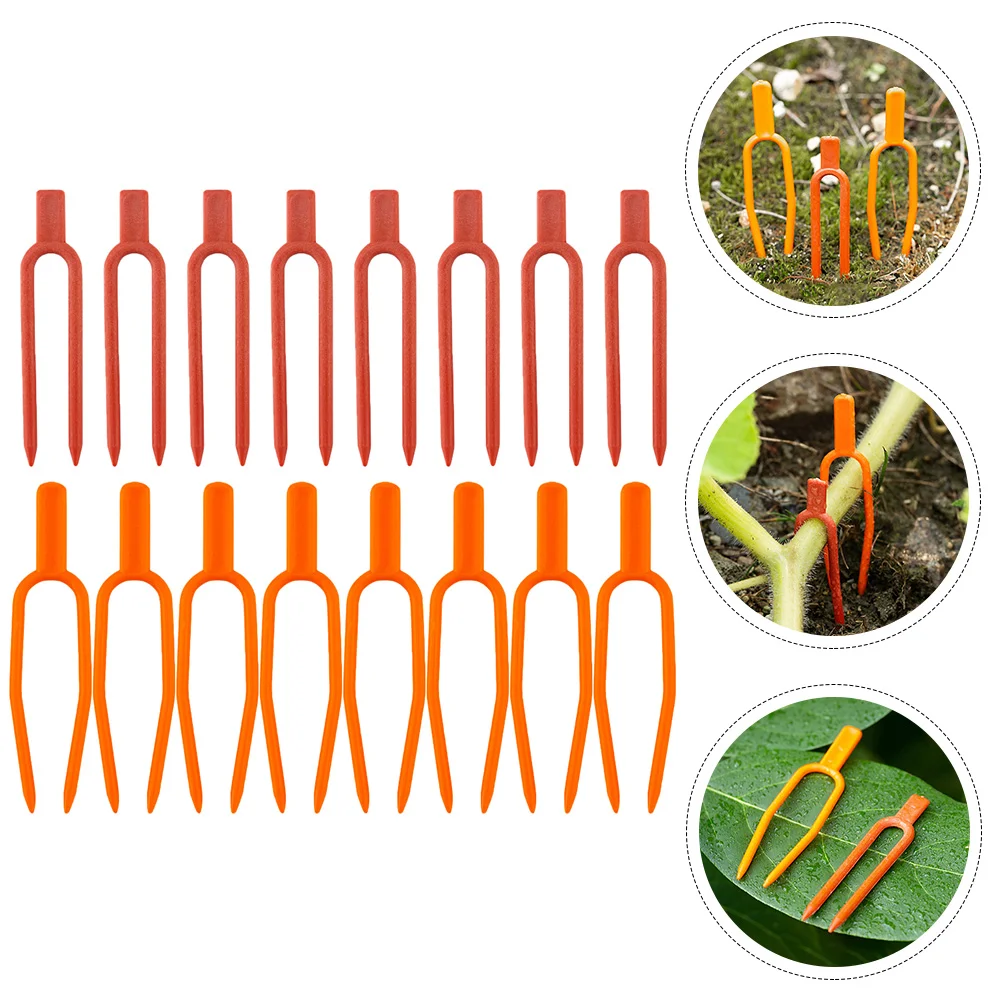 

400 Pcs Gardening Plant Vine Fixing Clips Plastic Plant Clips Vine Fastening Clamps