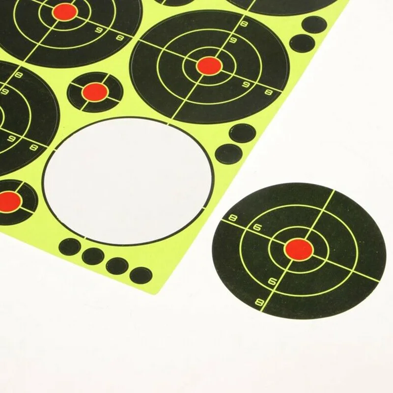 

90pcs Per Pack Splash Flower Target 3-inch Adhesive Reactivity Shoot Target Aim For Gun / Rifle / Pistol Binders Targete Sets