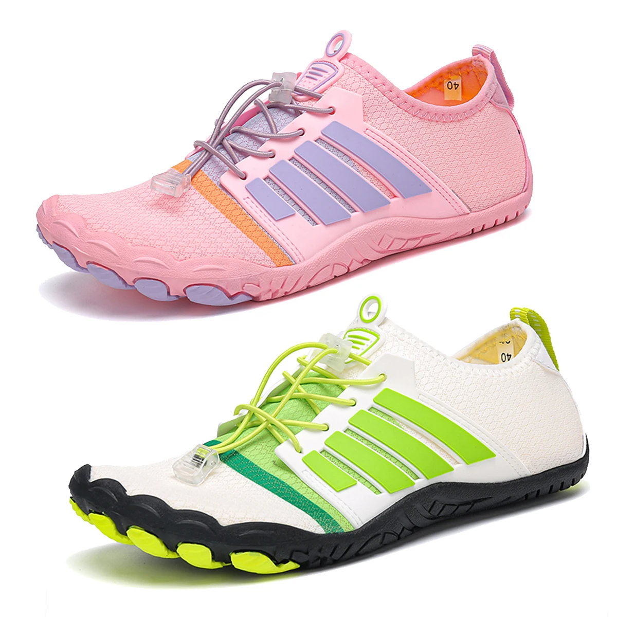 

Water Shoes Mens Womens Beach Swim Shoes Quick-Dry Couple's Aqua Socks Pool Shoes for Surf Yoga Water Aerobics