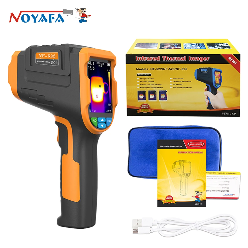 

NOYAFA NF-522 Handheld Infrared Thermal Imager -40~330°C Temperature Thermal Camera Industrial / Floor Heating Tube Detector