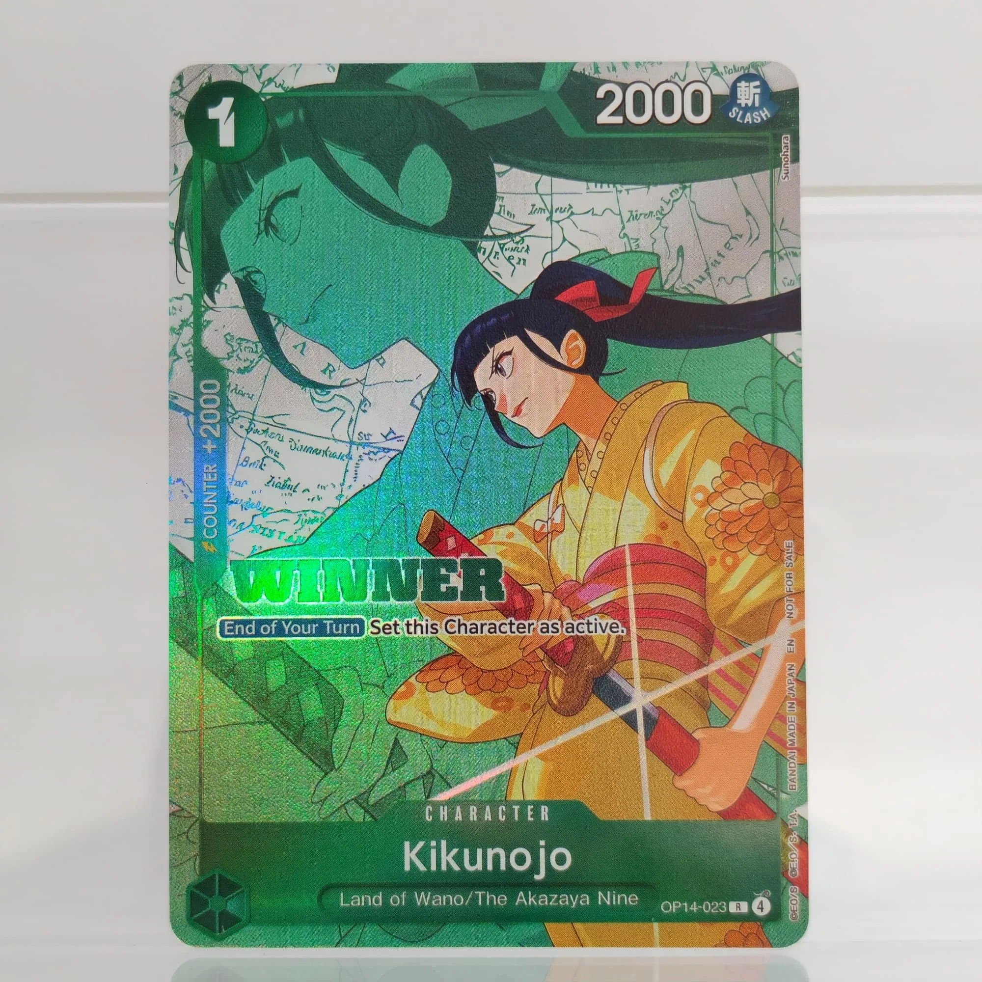 Фото DIY Proxy One Piece English Store Tournament Winner 2026 Vol 3 Chaka Pell Kikunojo Valentine Mikita Gorgon Sisters Game Card Toy №5