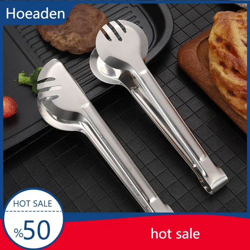 

Stainless Steel Kitchen Cooking Utensils Bread Cake Clip Food Clip Multifunctional BBQ Steak Clip Baking Kitchen Gadgets