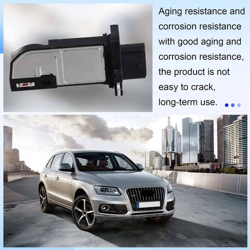 AU04 -Car MAF Mass Air Flow Sensor 06J906461D AFH60-37 For A3 A4 A5 A6 Q3 Q5 Quattro VW Intake Meter
