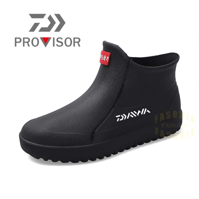 

Fishing Shoes Men's Waterproof Shoes Outdoor Non-slip Hiking Shoes Shaxi Fishing Rain Boots Garden Work Shoes Durable