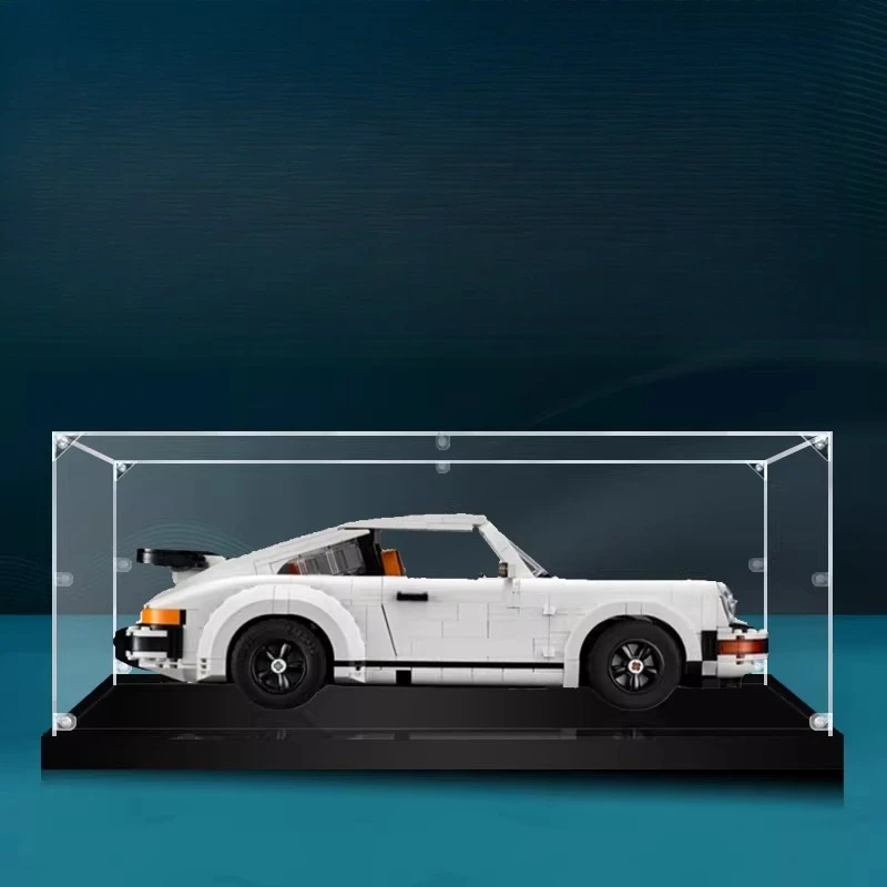 Фото Подходит для LEGO 10295 Porsche 911turbo, акриловый демонстрационный бокс 38x20x15 см, без игрушек. №1