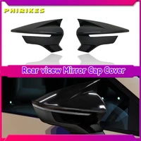 black mirror cap for seat leon 5f mk3 st cupra 2013 2020 ibiza mk5 arona 2017 2018 car side rearview mirror cover accessories