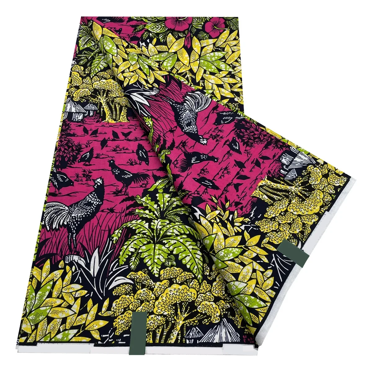 6 ярдов супер батик восковая ткань гарантированная африканская 100% хлопок Нигерия