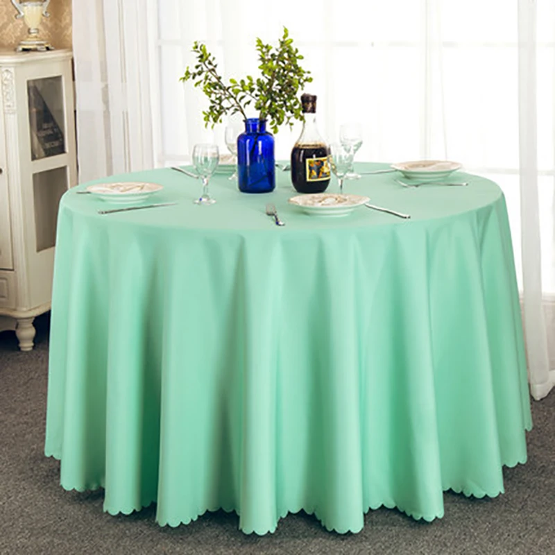 

Однотонное оформление оформления отеля, скатерть для встреч в отеле, круглая скатерть на заказ, скатерть для журнального столика