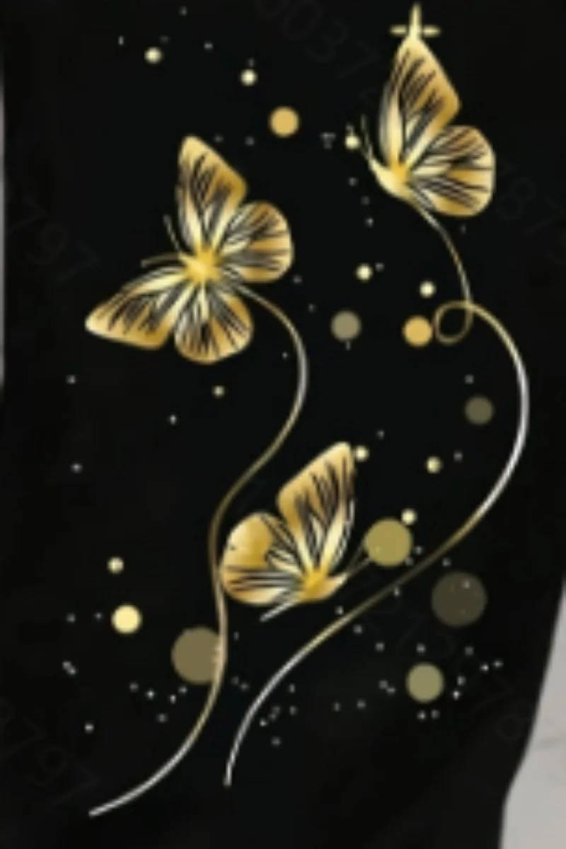 Женские Брюки-Капри Parara с принтом в виде бабочек модные повседневные эластичные