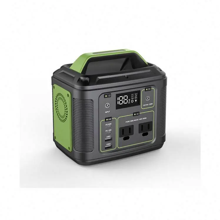 

Solar generator 200 w USB/AC Lithium battery solar portable power station