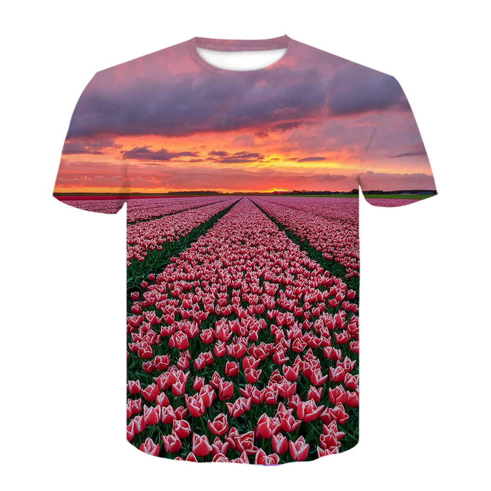 

Sunflower T Shirt Flower 3d Print Men Women Fashion Oversized Tshirts Kids Boy Girl Harajuku Tees Tops Female Shirts Camisetas