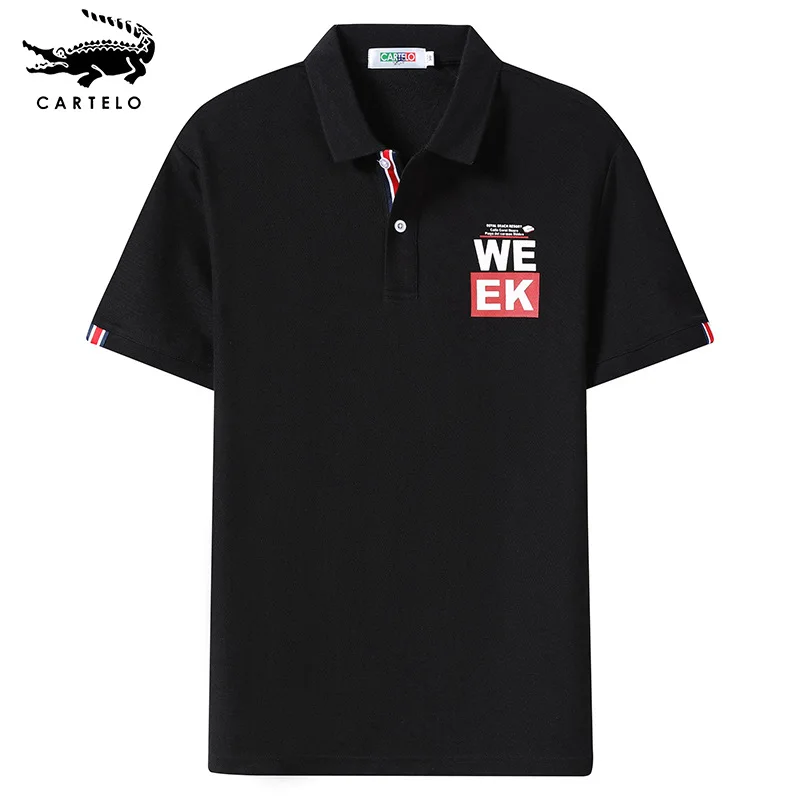 

Cartelo crocodile men's casual Polo short sleeve crocodile fish shirt men's Polo Shirt crocodile logo top polo lacoste shirts