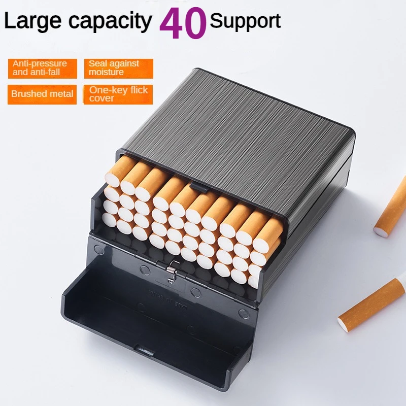 40 вместительных портсигар рулонная коробка стандартная влагостойкий инструмент