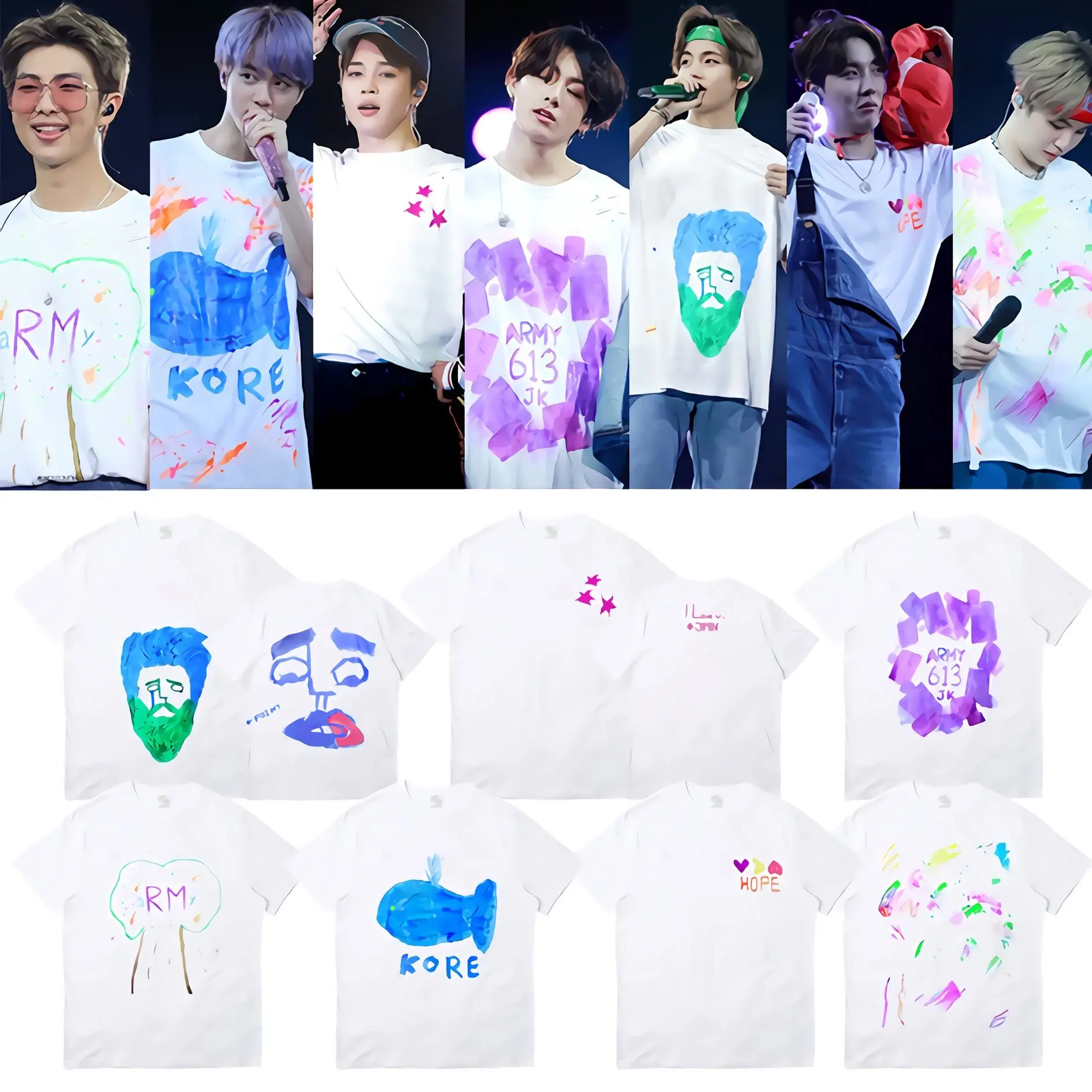

Футболка с пуленепробиваемым рисунком KPOP для мальчиков и моутов, летняя простая графическая футболка с коротким рукавом