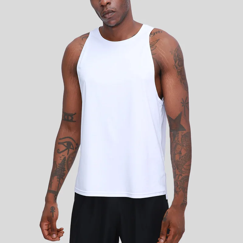

Men's Tank Top Gym Fitness Short Sleeve T-shirt Tight Breathable Fitness Sweatshirt Men's casual T-shirt