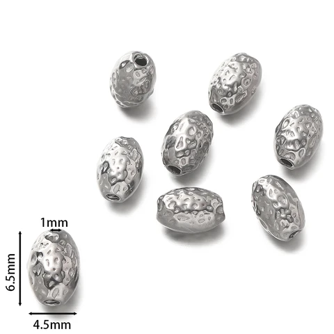 Бусины-разделители из нержавеющей стали, 10 шт.