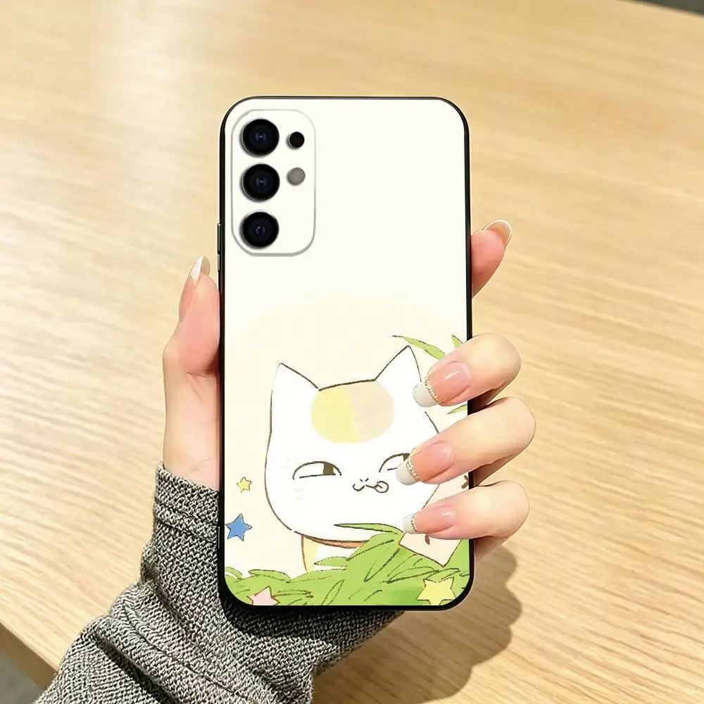 Фото Чехол для телефона Natsume Yuujinchou Nyanko, черный, силиконовый, мягкий, для Samsung S25, S24, S21, S22, S23, S30, Ultra, S20, Plus, Fe, Lite №4