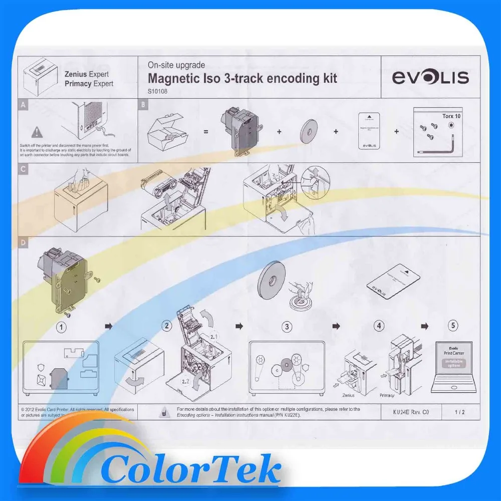 Evolis S10108 комплект кодировщика магнитной полосы для Primacy &amp Zenius