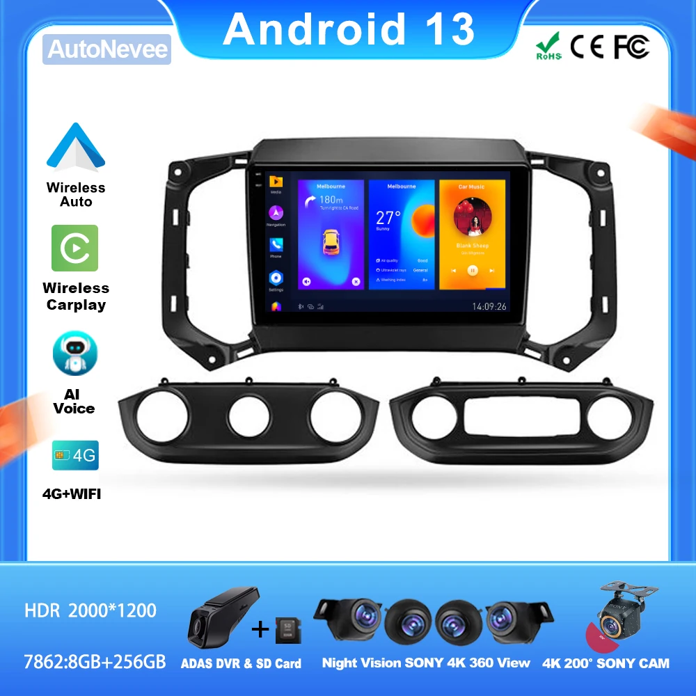 

Android для Chevrolet TrailBlazer 2017 - 2019 S10 Колорадо для Isuzu CPU HDR QLED D-MAX Dmax MU-X Mux автомобильное радио 5G Dash Cam