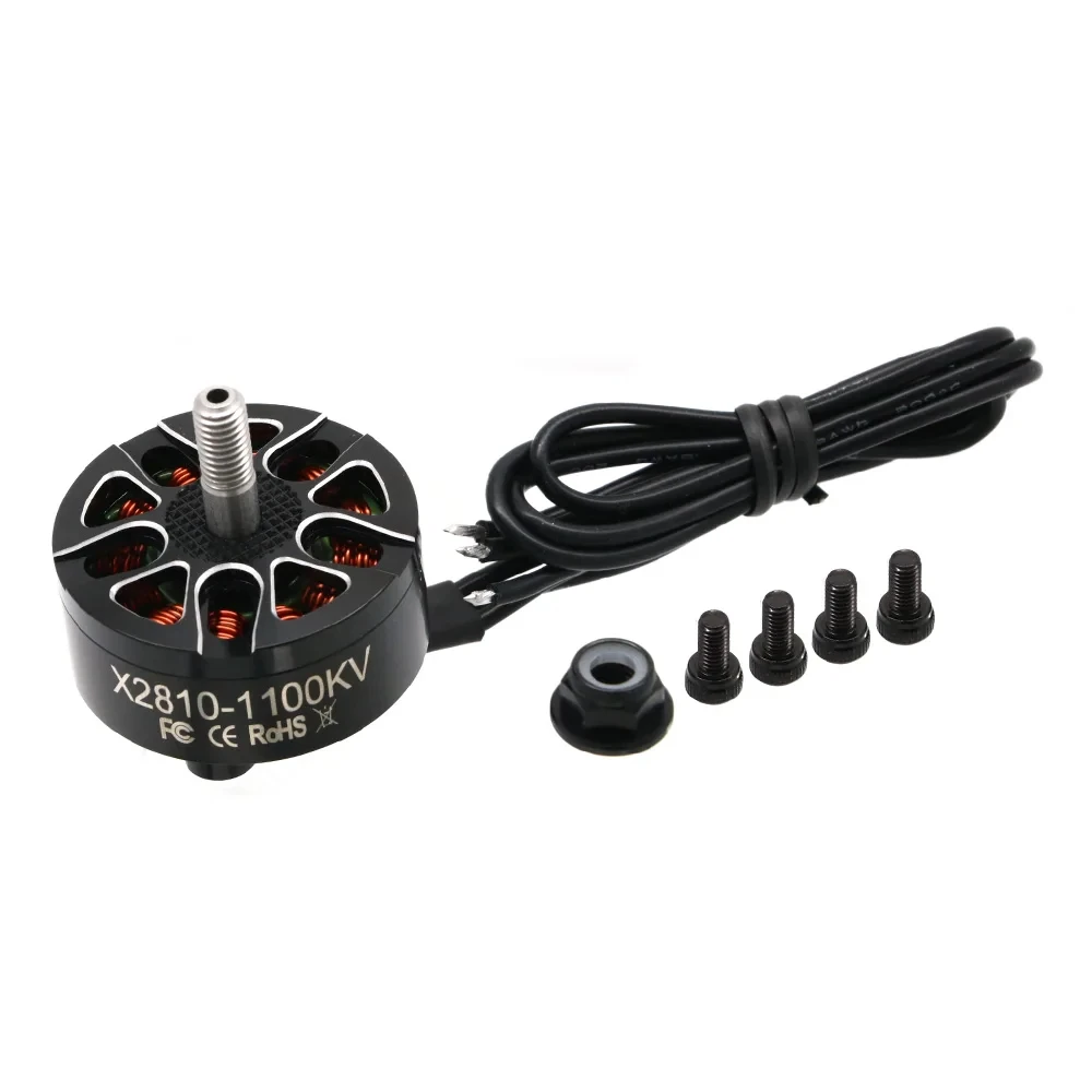 4 шт. UAngel X2810 2810 900KV 1100KV 1500KV 4-6S бесщеточные двигатели для FPV Racing RC Drone Parts и модель