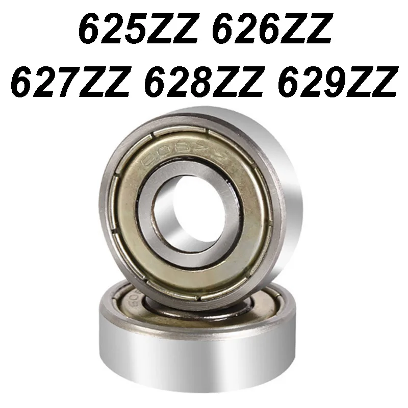 

10 шт. ABEC-5 625ZZ 626ZZ 627ZZ 628ZZ 629ZZ Миниатюрные шарикоподшипники с глубоким желобом, детали для 3D-принтеров, колесный подшипник