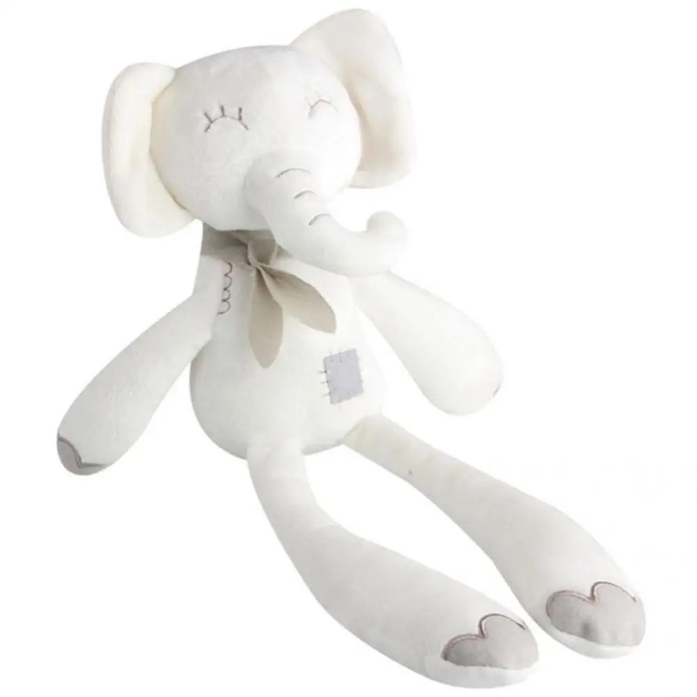 

Excellent Infant Elephant Stuffed Toy Baby Supplies Plush Toy PP Cotton Anti-fade