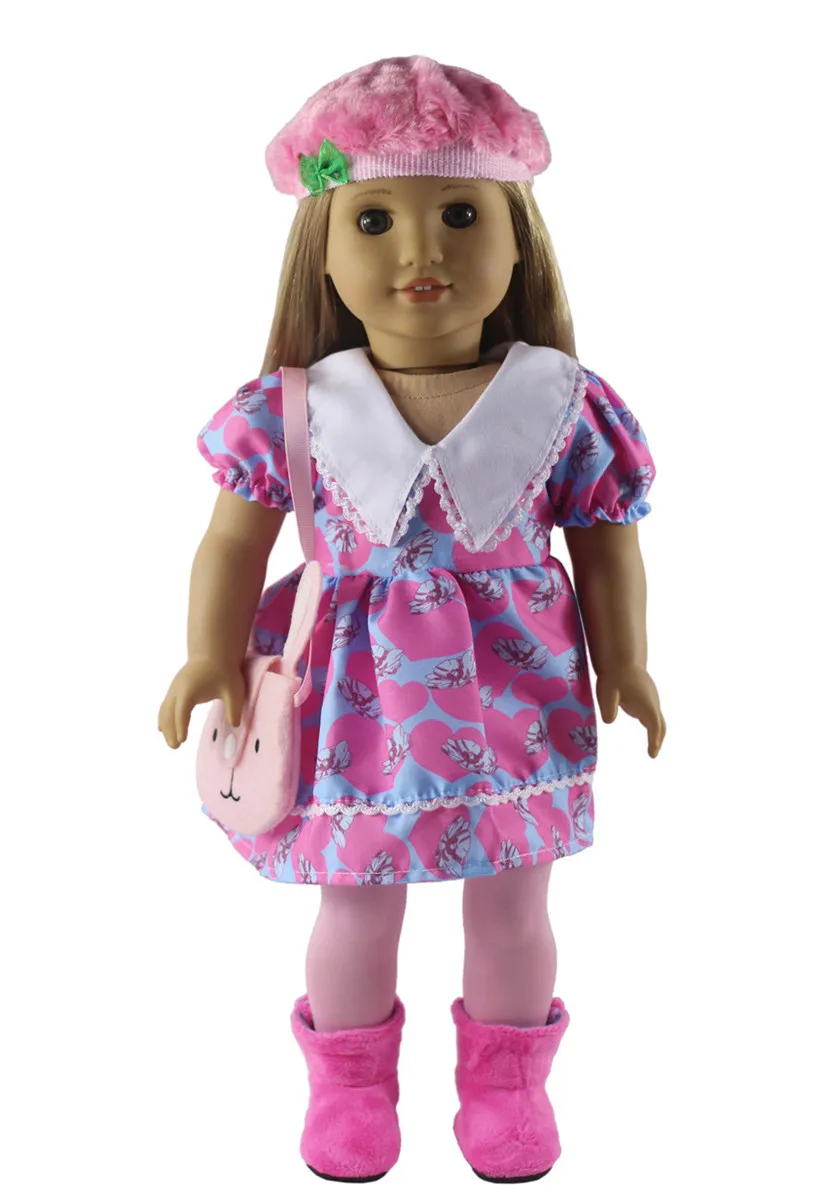 Набор одежды для модных кукол "Fashion Doll Clothes Set Toy Clothing Outfit for 18" Американская повседневная одежда Множество вариантов стилей X108.