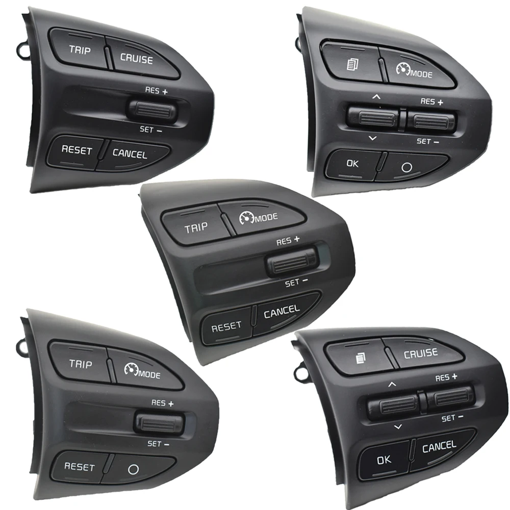 

Brandnew Steering Wheel Button Bluetooth Phone Cruise Control Volume Switch With Heating Wire For KIA K2 RIO 2017-19 RIO X LINE