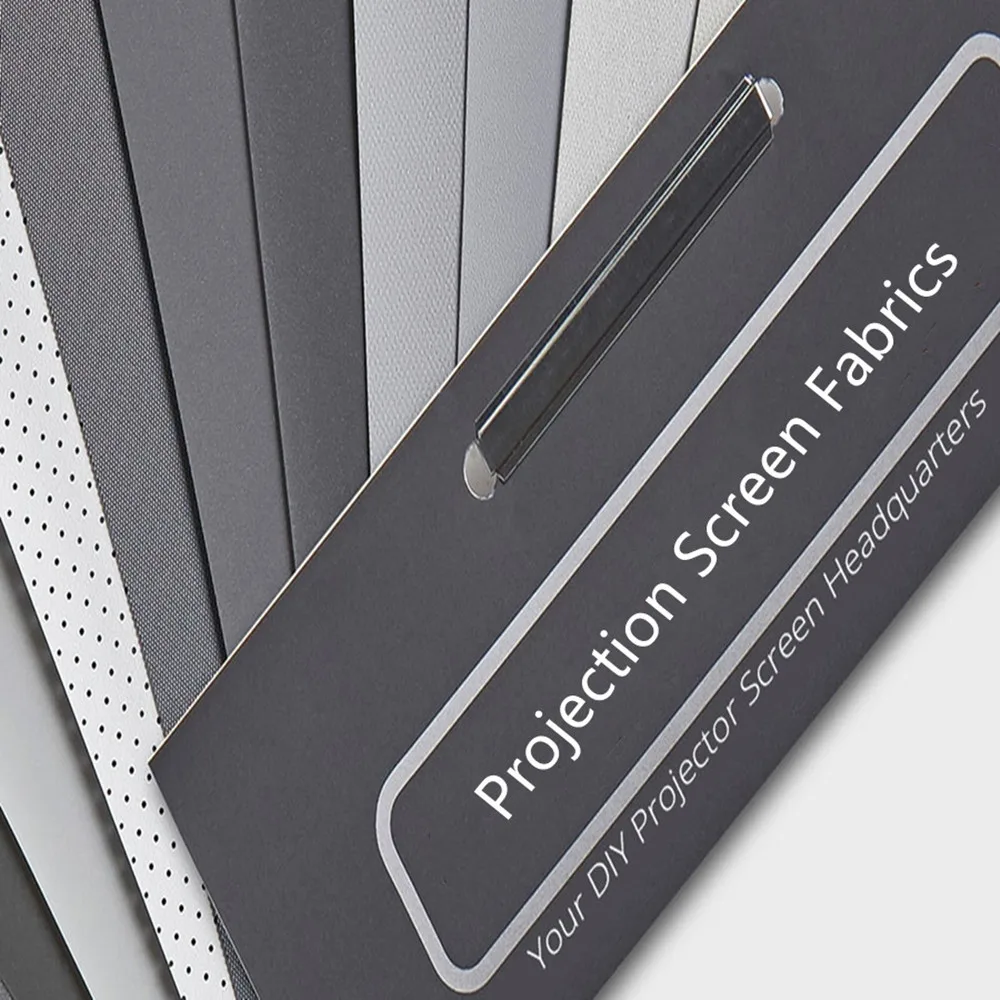 

Projection Screen Curtain Sample Material of ALR UST PET CLR Grey Crystal 3D Nano Metal Glass Fiber 4K 8K Projector